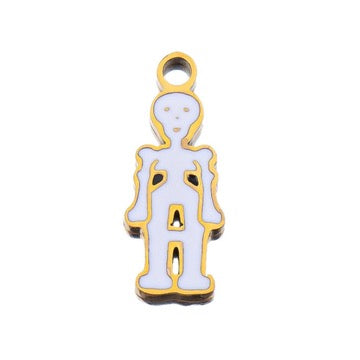 Gold Skeleton Charm