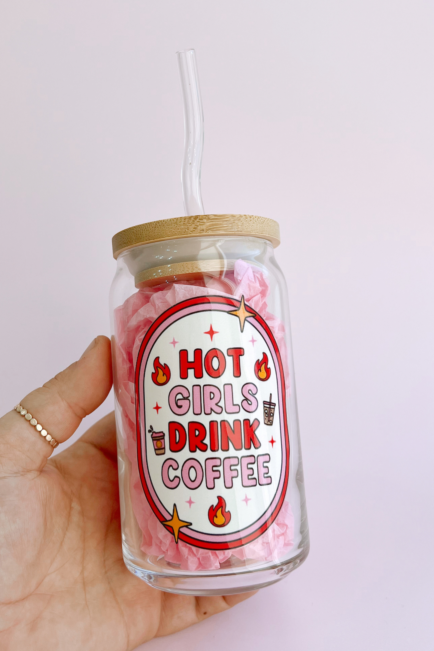 Hot Girls Drink Iced Coffee