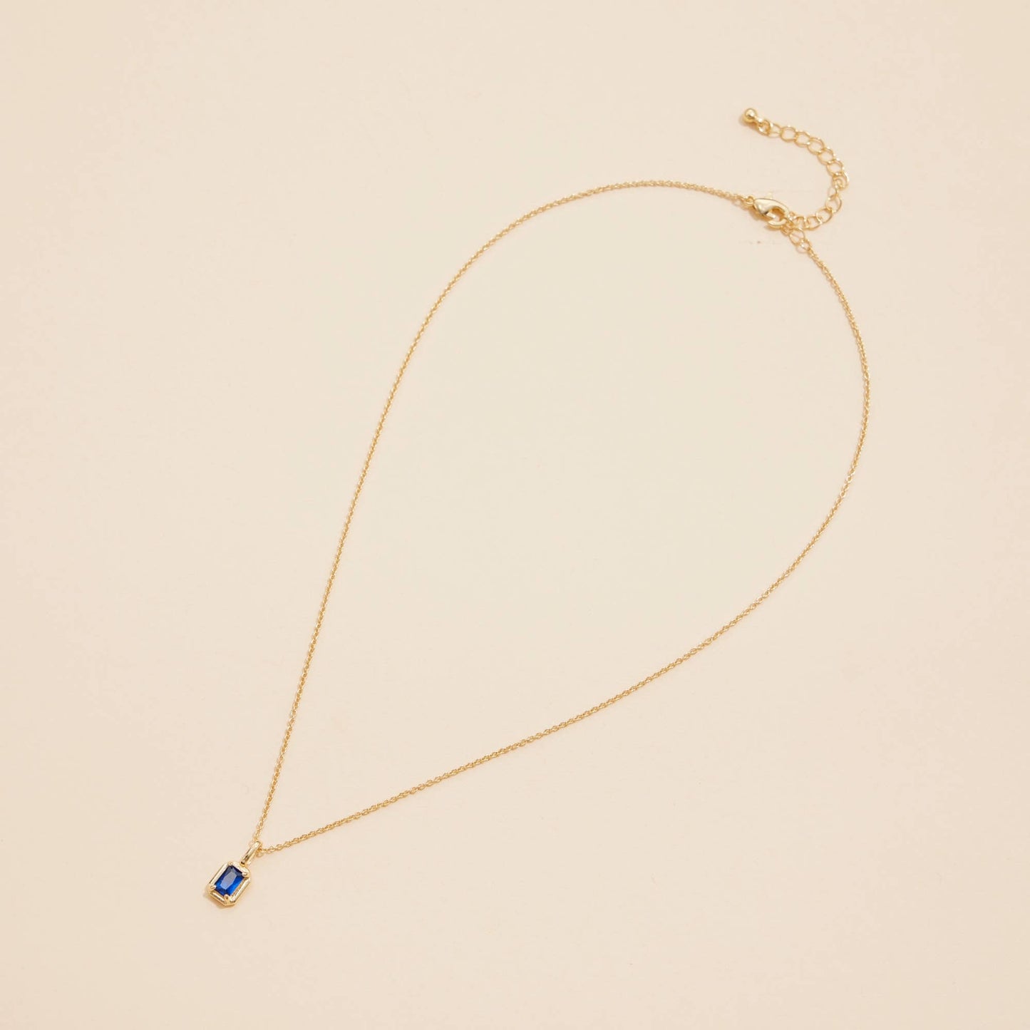 Birthstone Charm Necklace