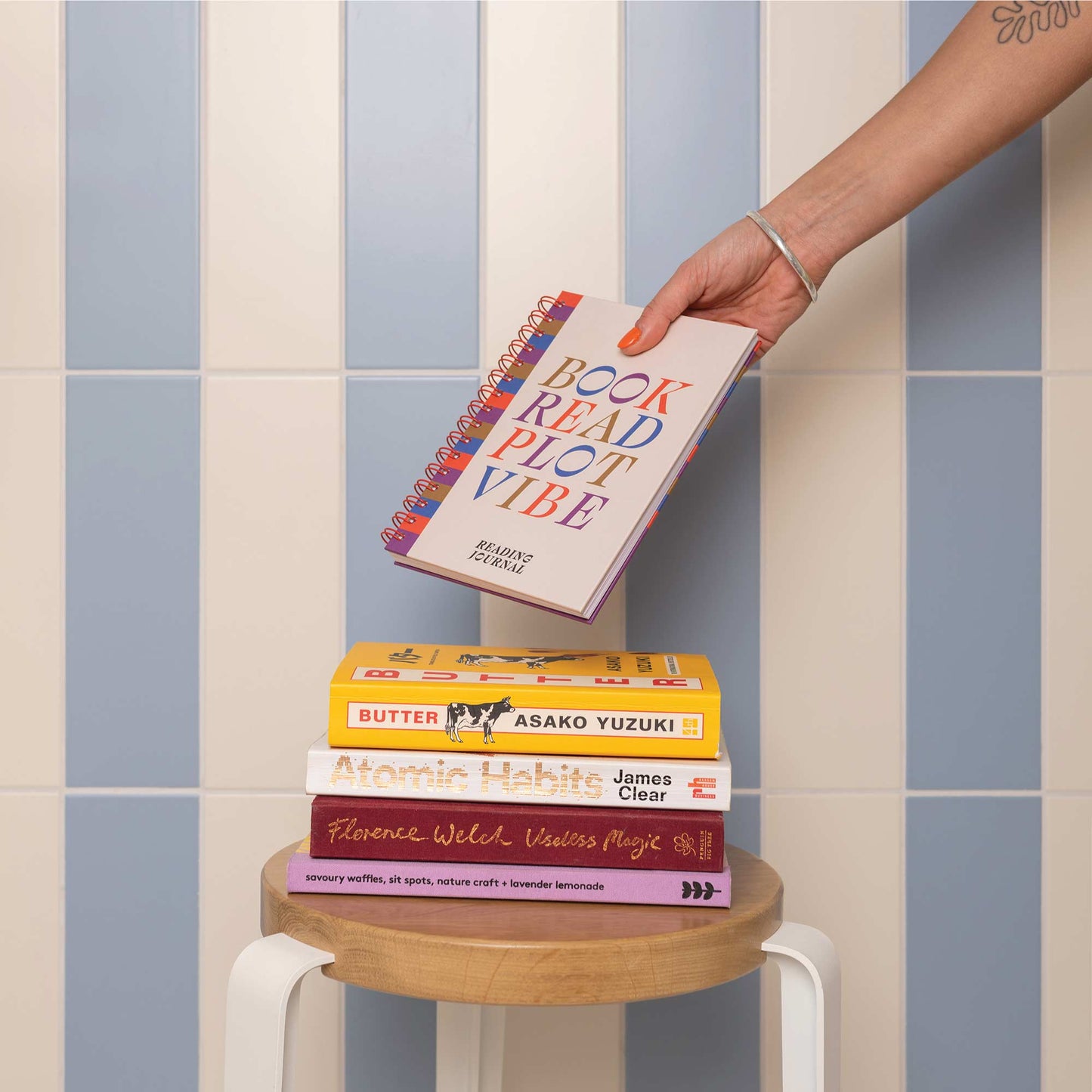 Book Vibe Hardcover Reading Journal
