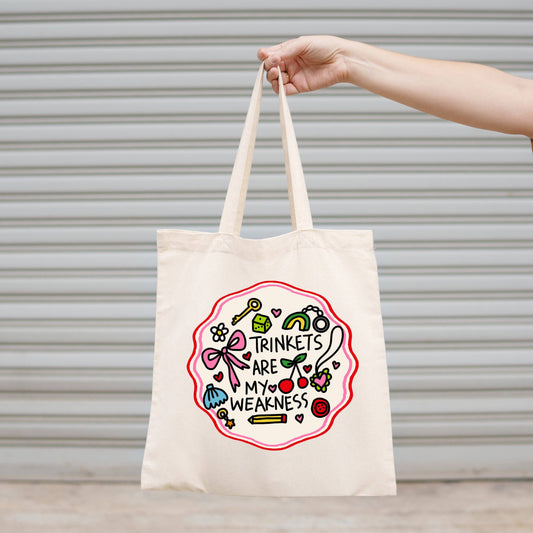 Trinkets Are My Weakness Canvas Tote Bag