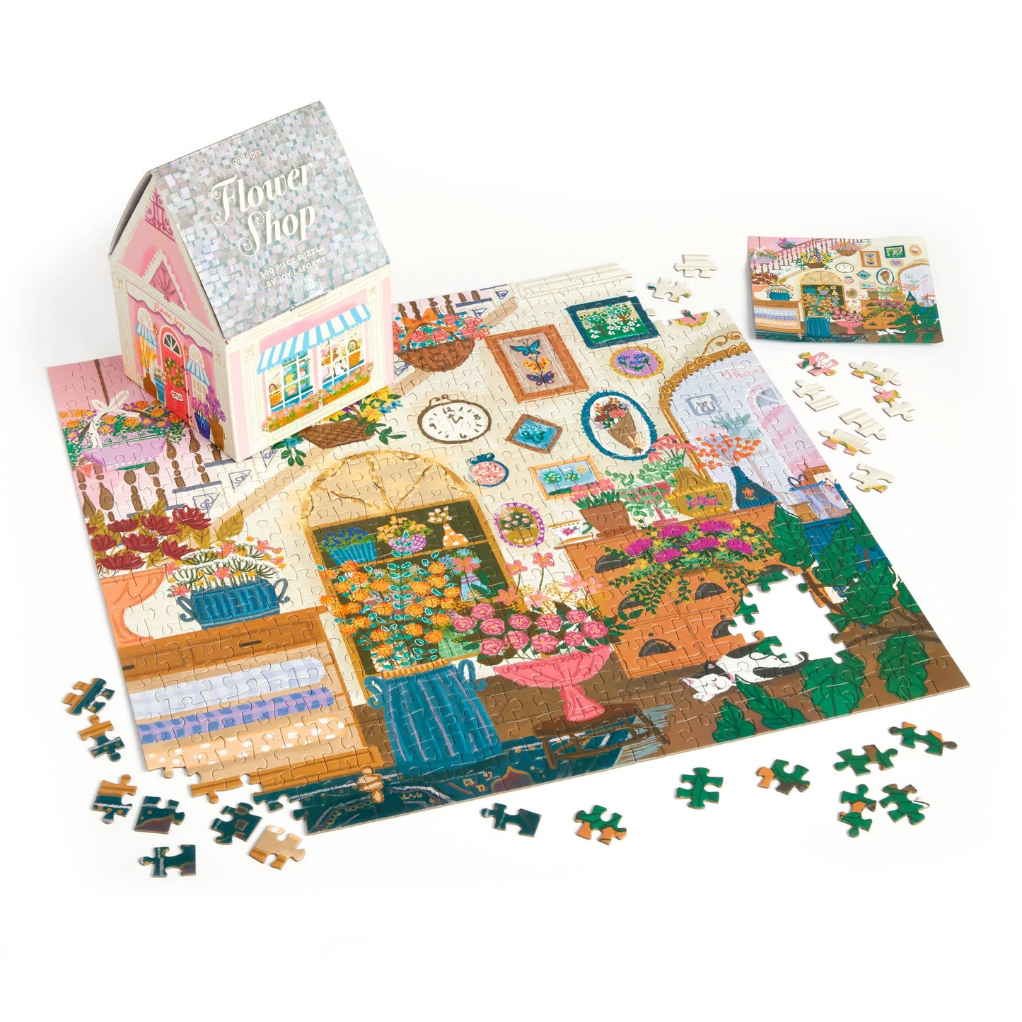 Joy Laforme Flower Shop 500 Piece Puzzle