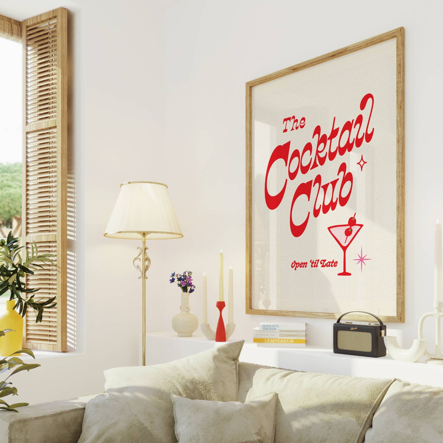 Cocktail Club Print - Retro Art Print