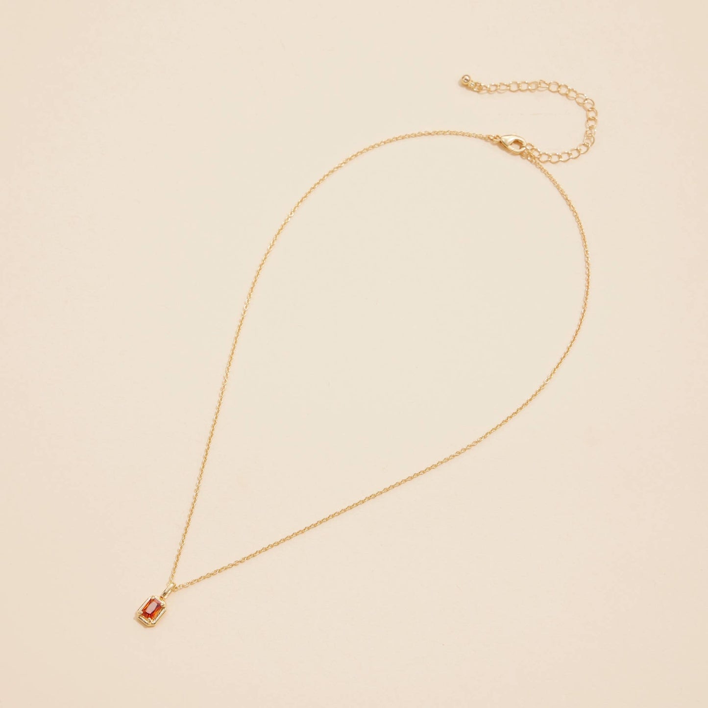 Birthstone Charm Necklace
