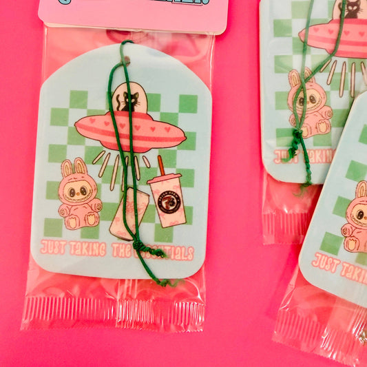 Just Taking The Essentials Car Air Freshener