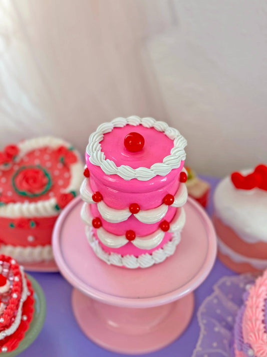 Birthday Cake Ceramic Jar