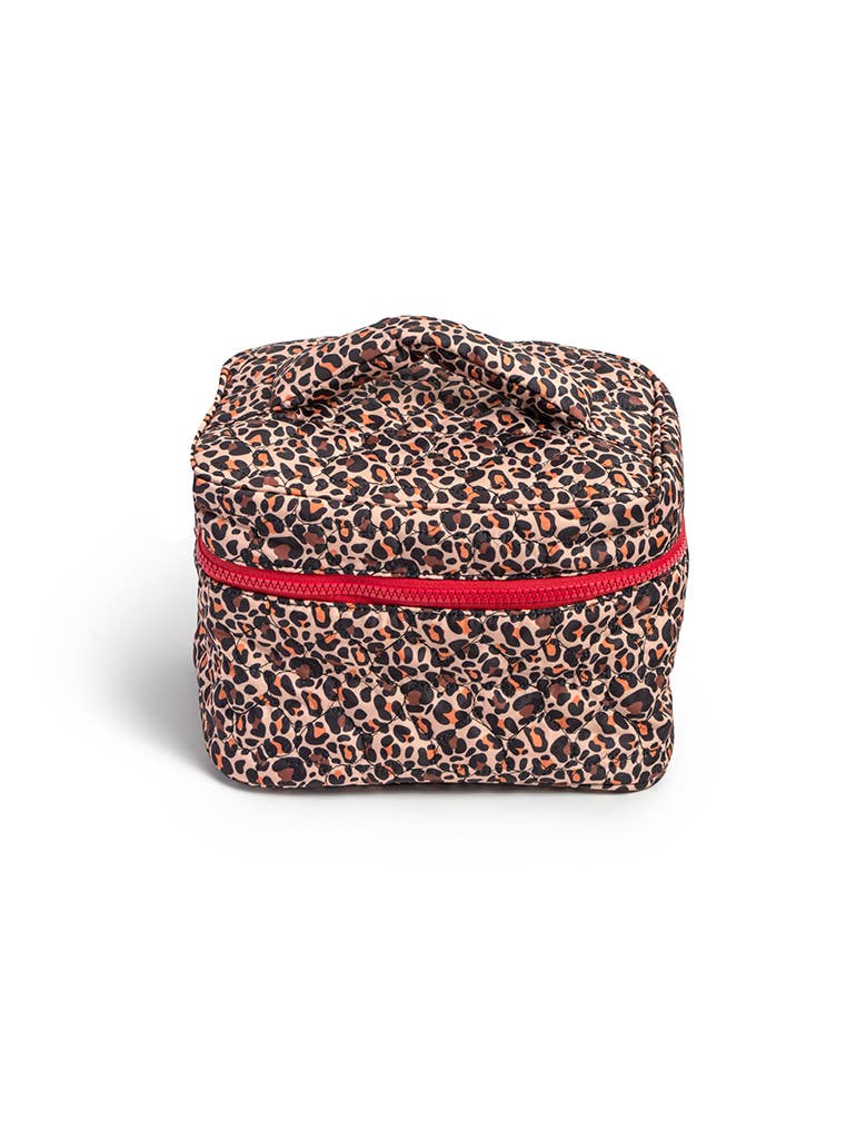 Cheetah Print Cosmetic Case