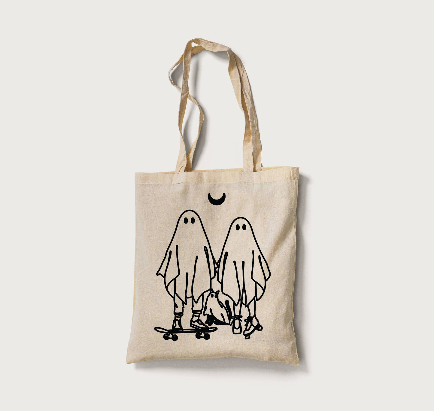 Ghost Couple Tote Bag