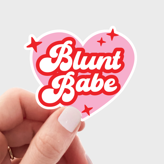 Blunt Babe Sticker