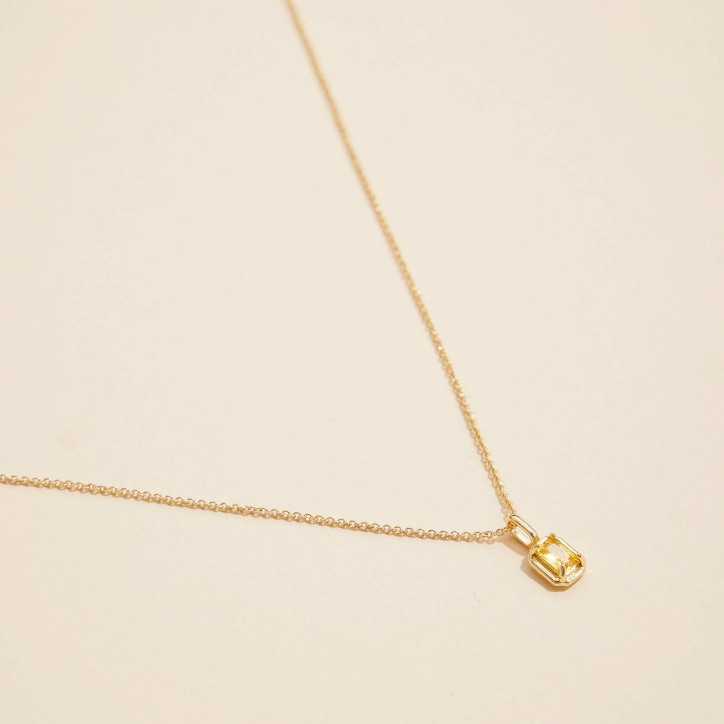 Birthstone Charm Necklace