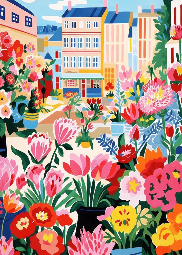 Floral Villa Diamond Painting Art Kit