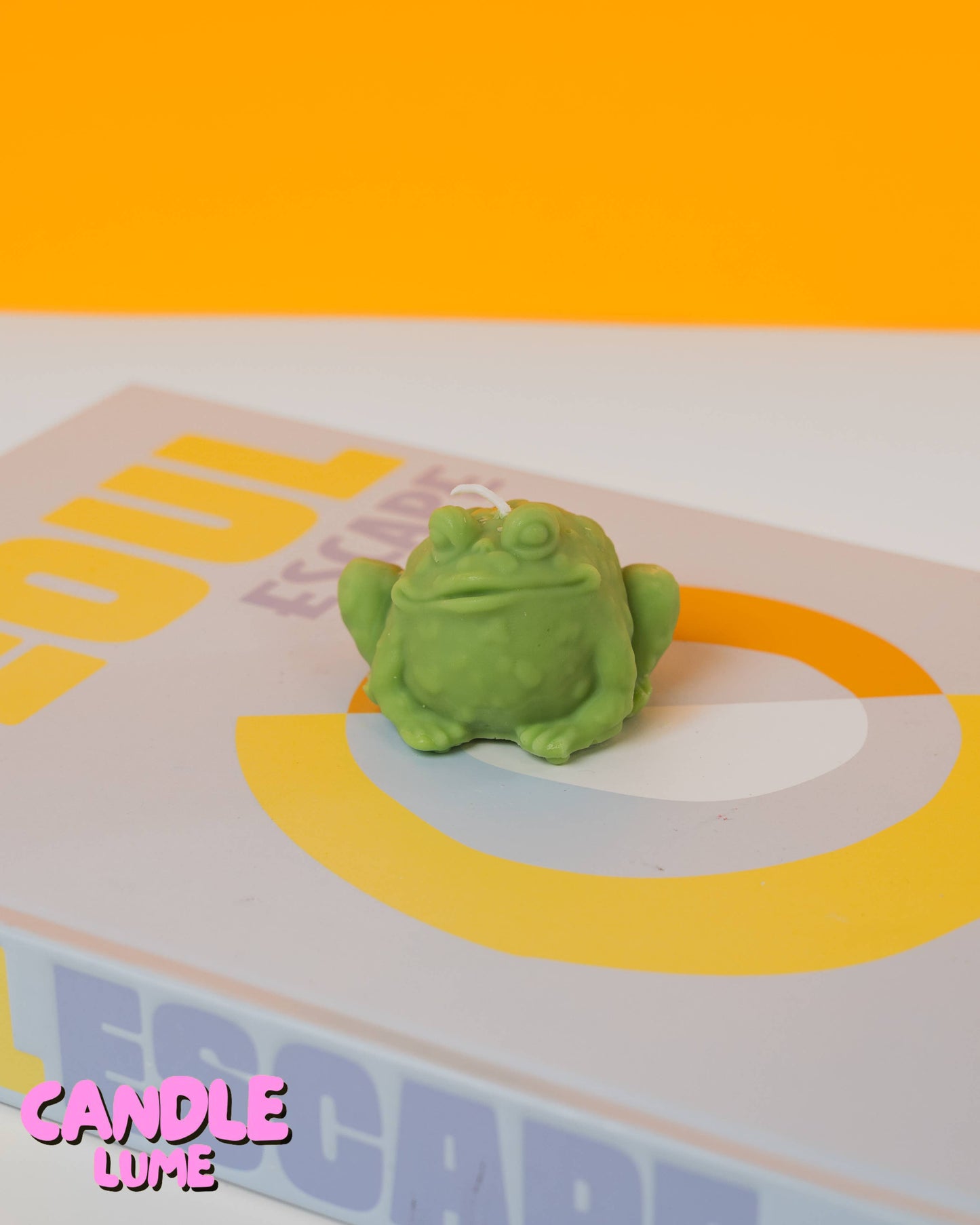 Good Luck Toad Candle