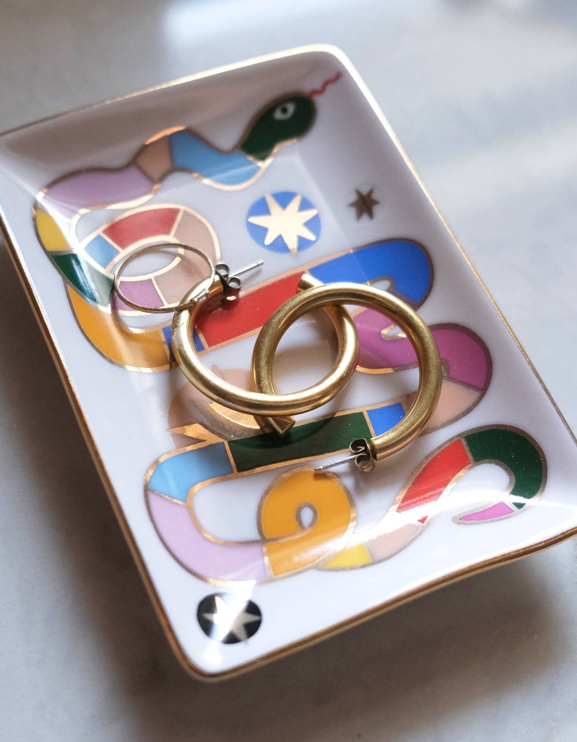 Rainbow Snake Trinket Dish