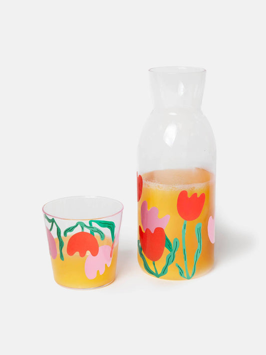 Bloom Jar & Glass Set