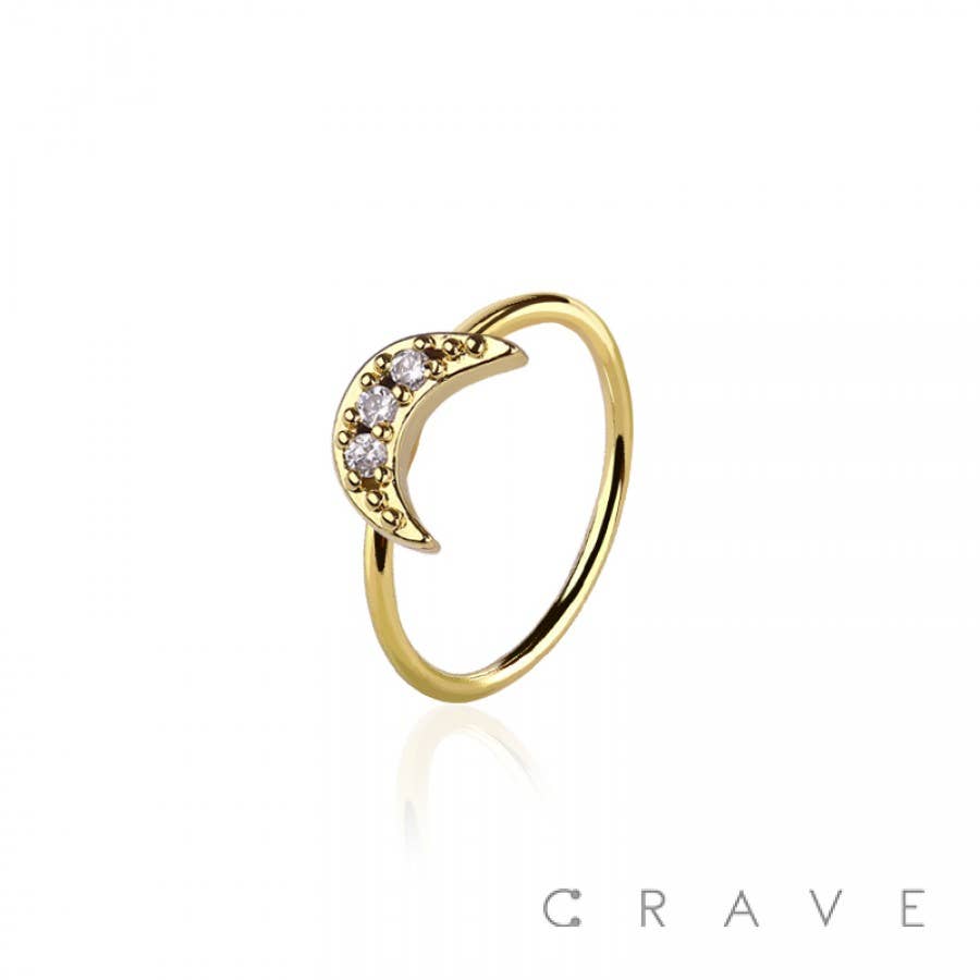 Crescent Moon Nose Ring