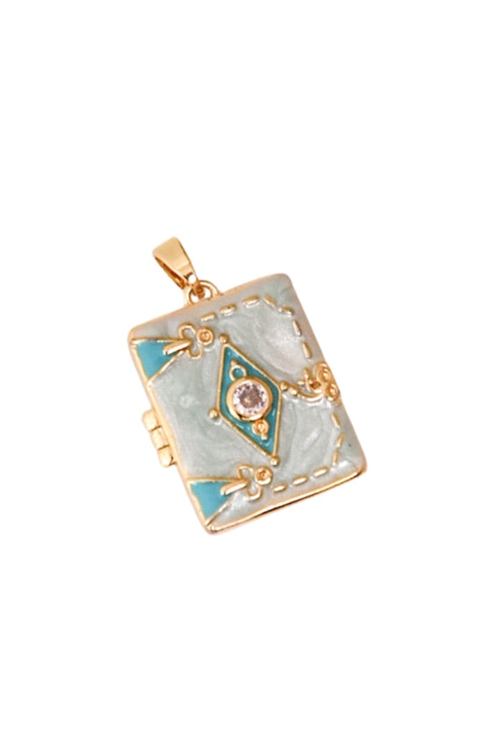 Gold Spellbook Charm