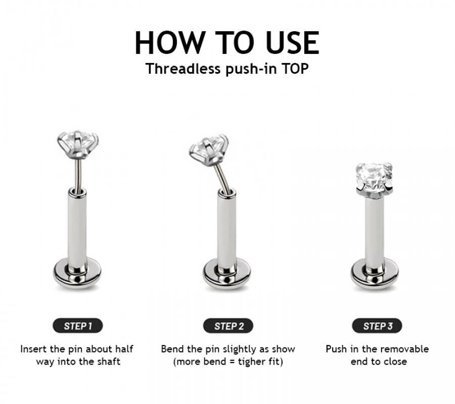 Opal Starburst Flat-Back Stud (Gold + Silver)