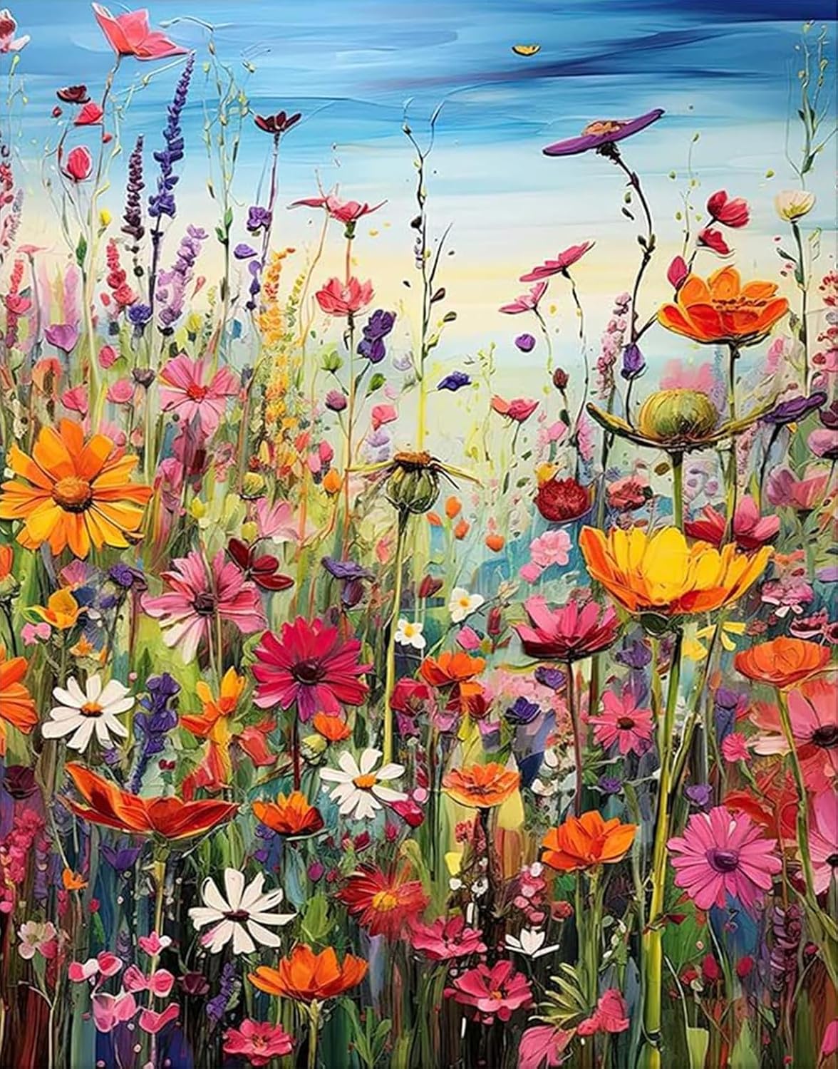California Florals Diamond Painting Art Kit