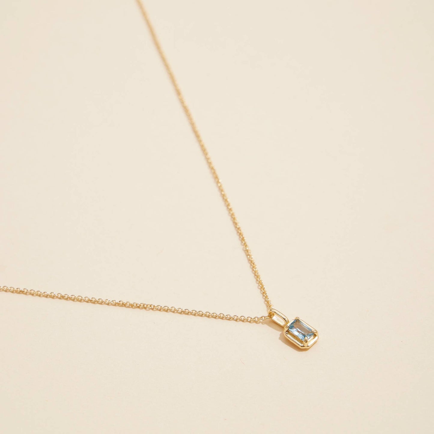 Birthstone Charm Necklace