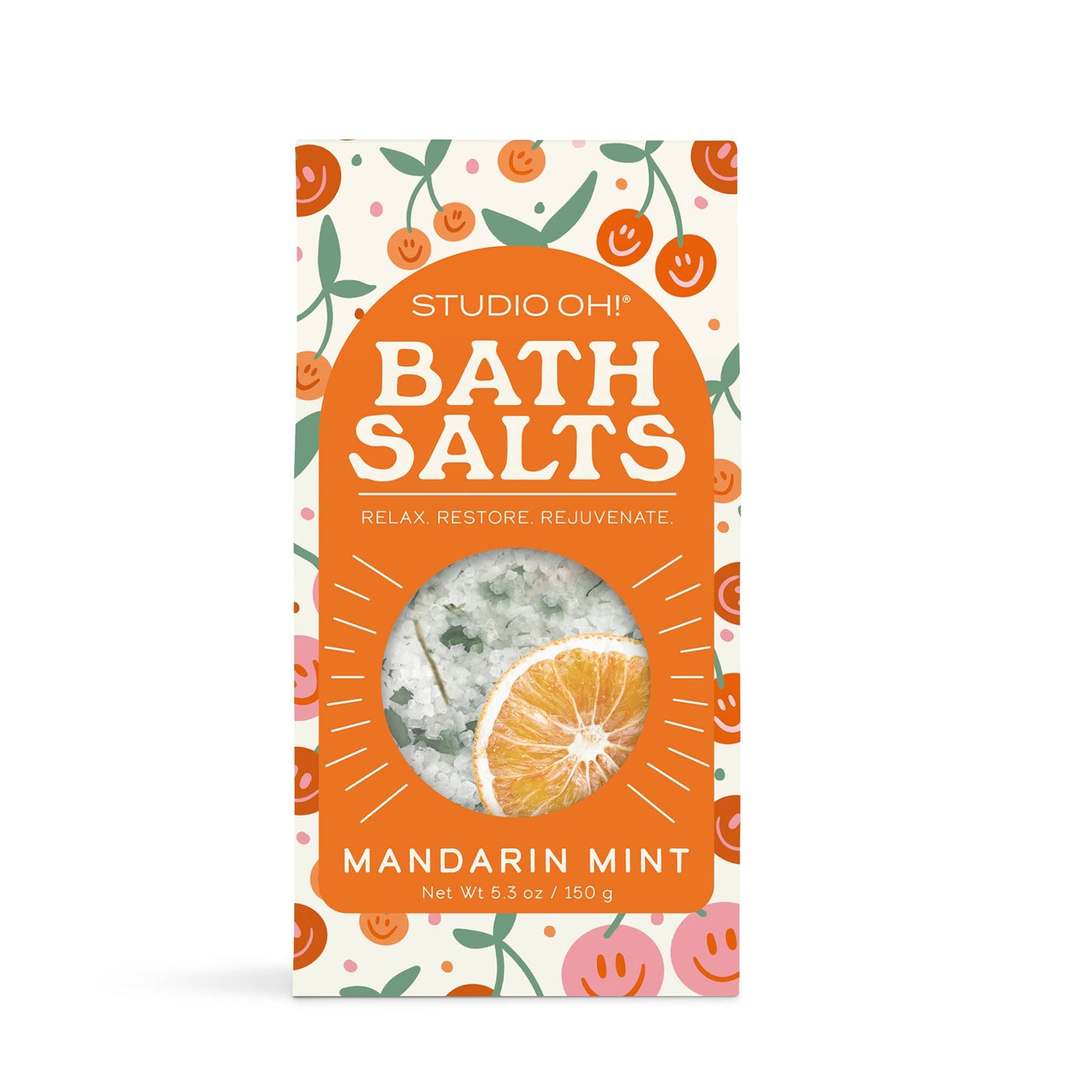 Mandarin Mint Scented Bath Salts - Be All Smiles