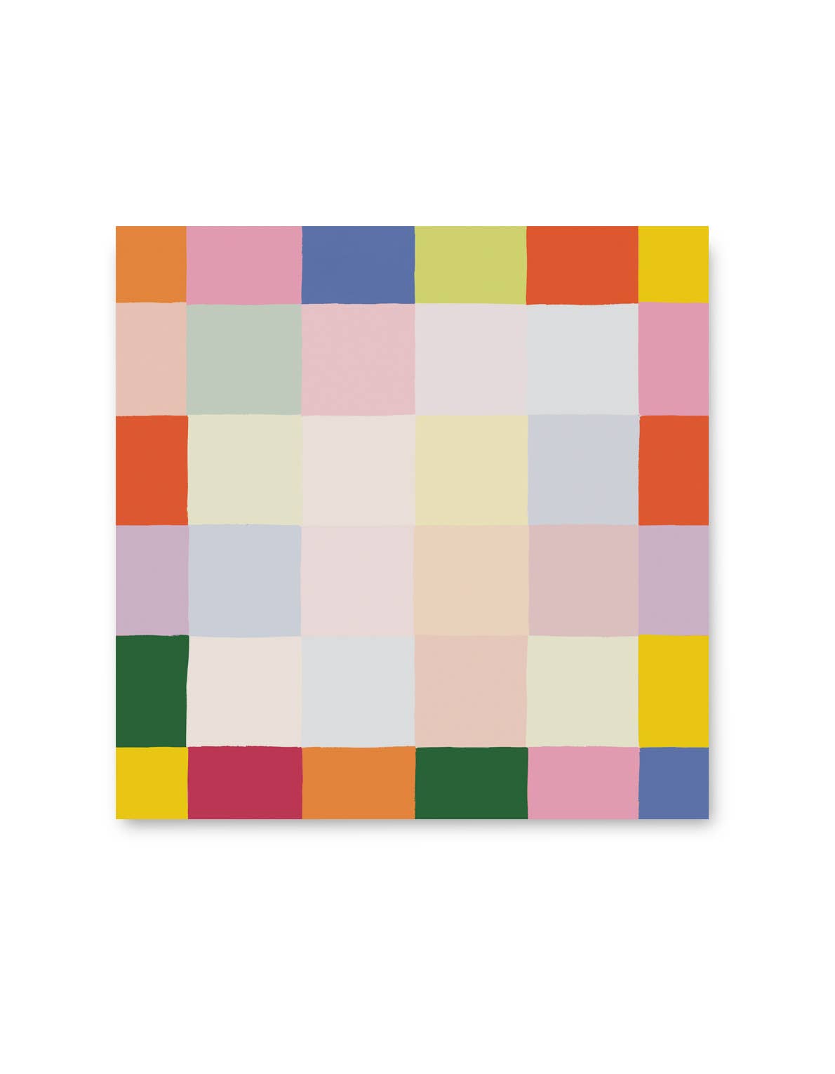 Rainbow Checks Jumbo Desk Pad