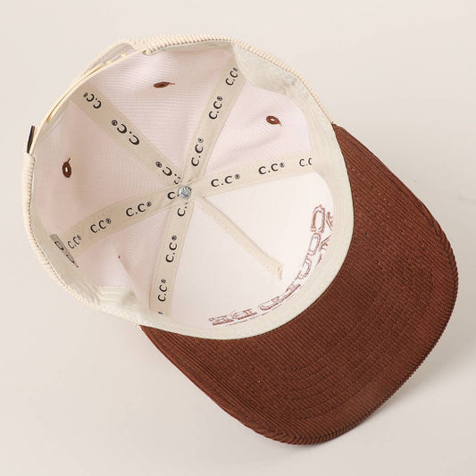 Could Be Meaner Corduroy Embroidered Hat