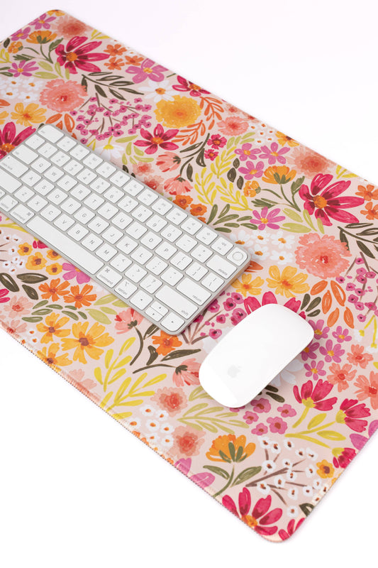 Primrose Petals Desk Pad