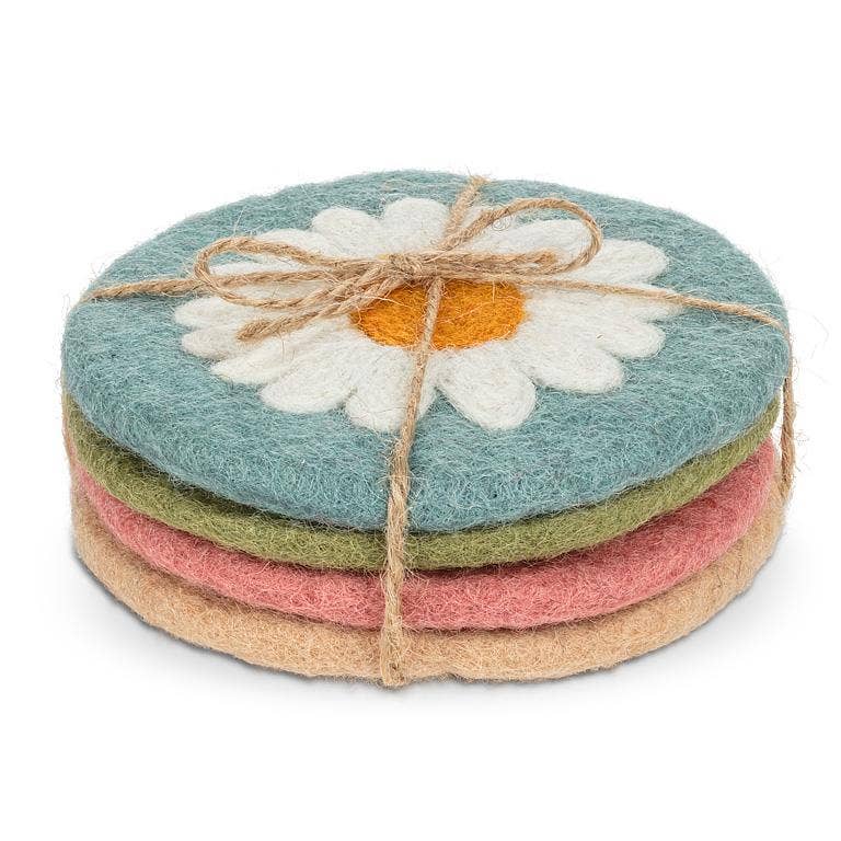 Felt Daisy Coaster