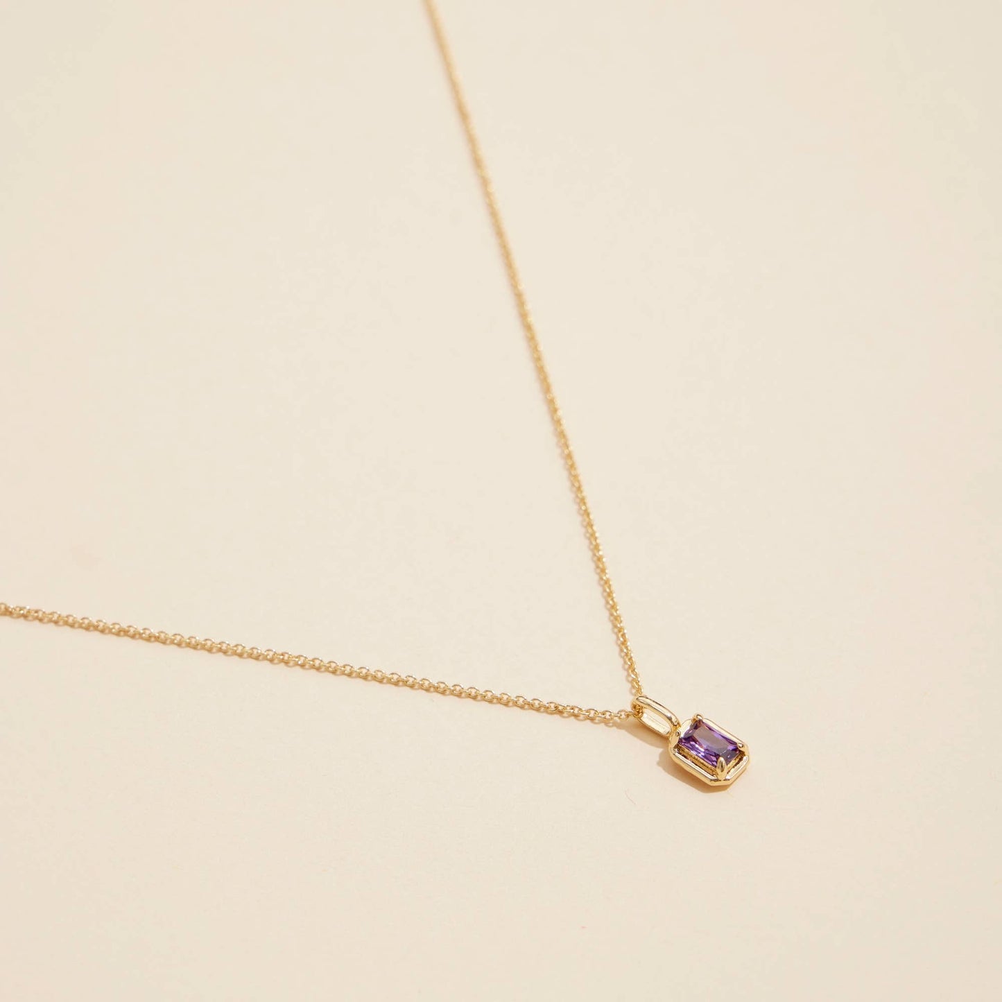 Birthstone Charm Necklace