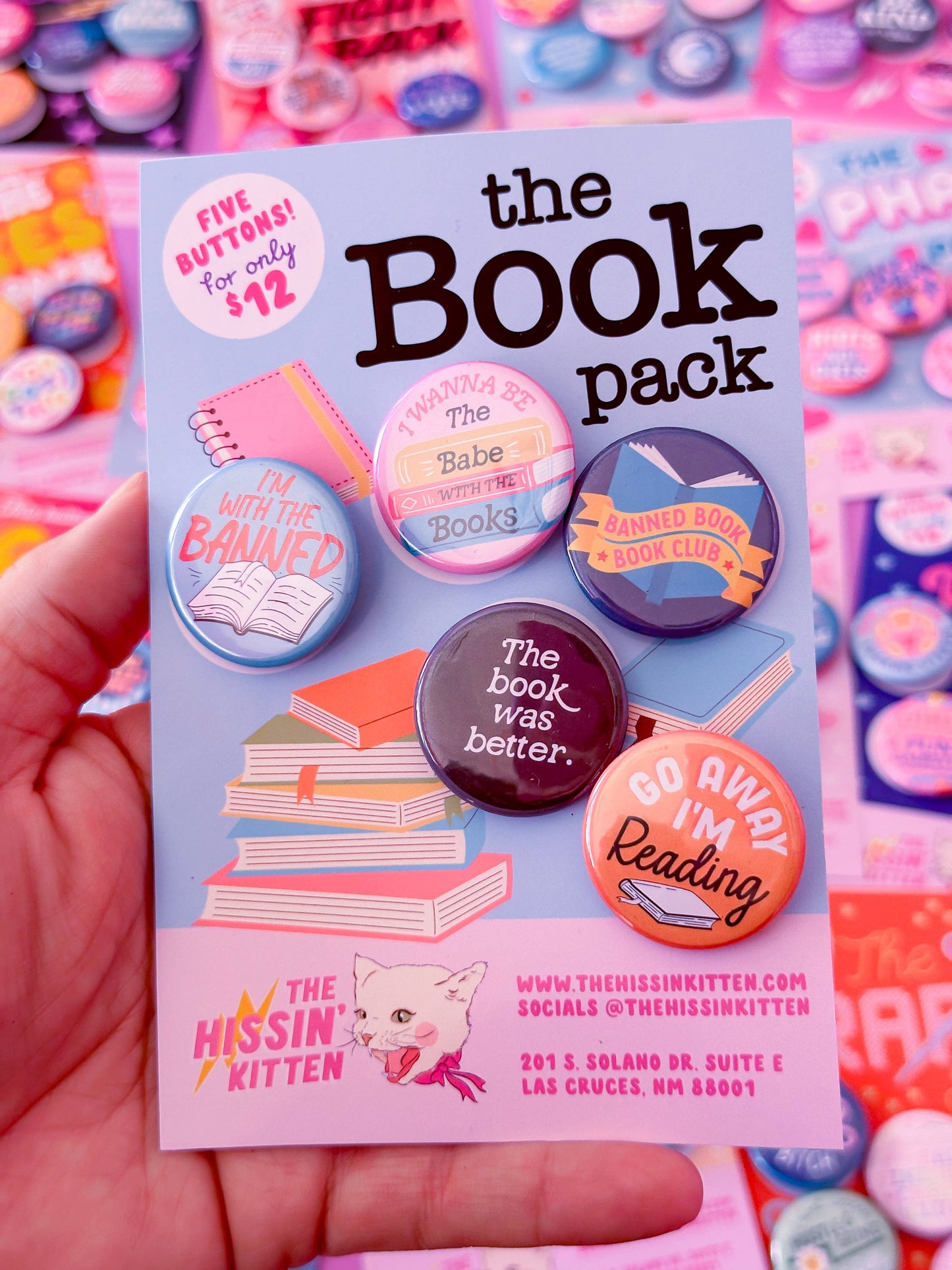 The Book Pack Magnet 5-Pack