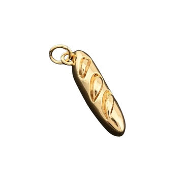 Gold Baguette Charm