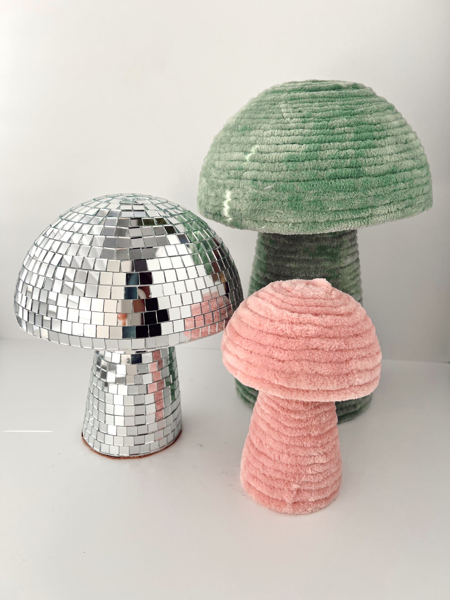 Customizable Velvet + Disco Shroomie Trio