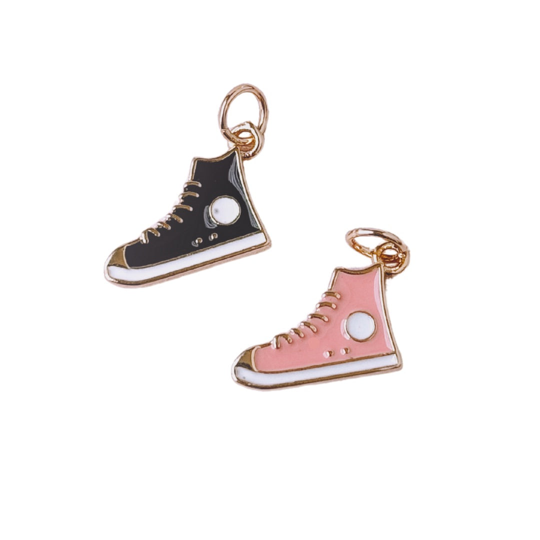 High Top Shoe Gold Charm