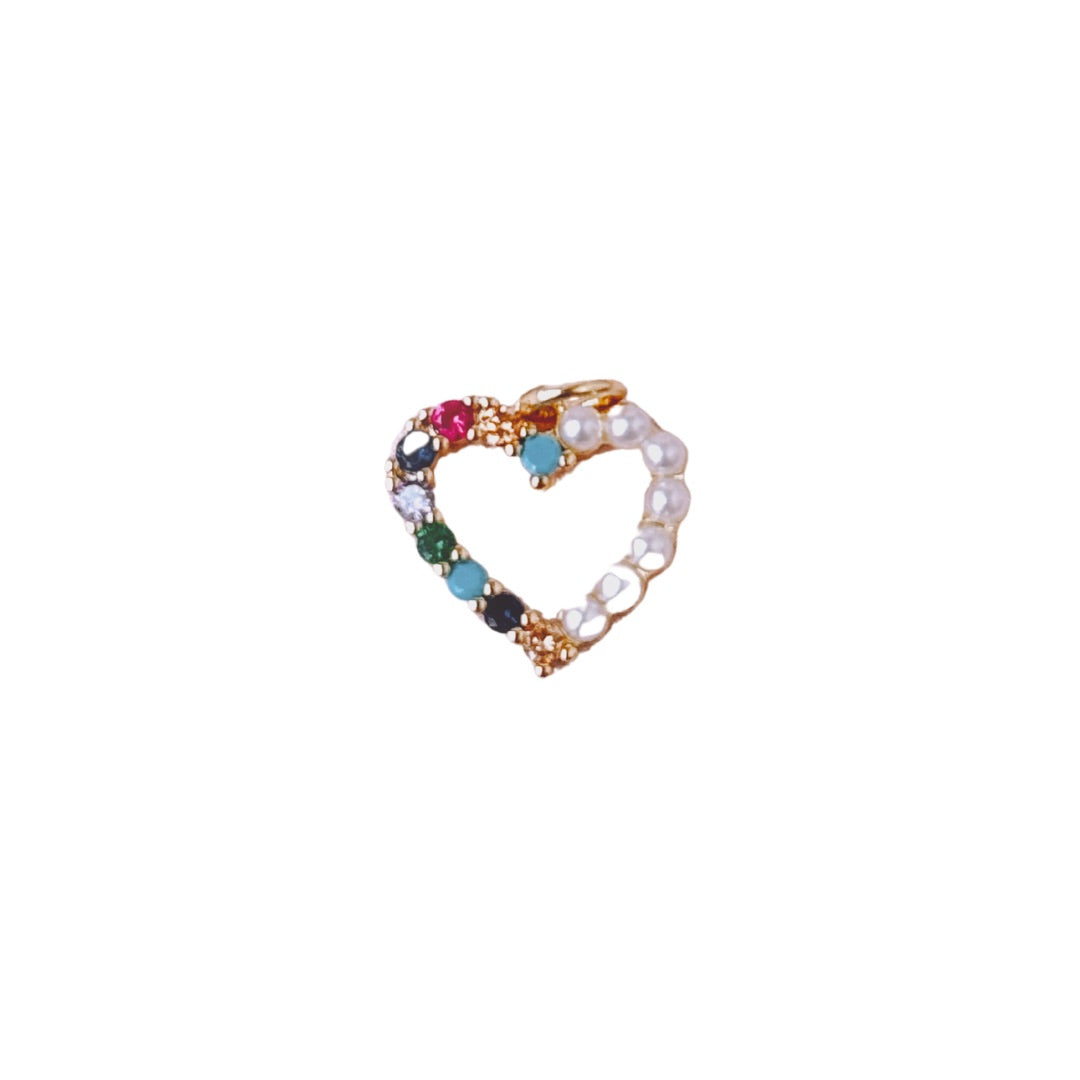 Spectrum Heart Gold Charm