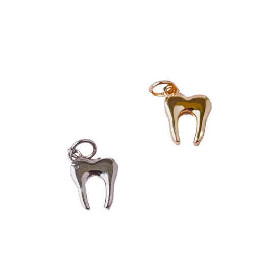Tooth Charm (Gold + Silver)