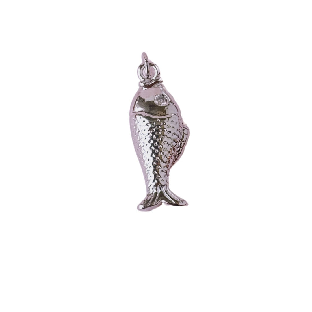Sardine Fish Charm (Gold + Silver)