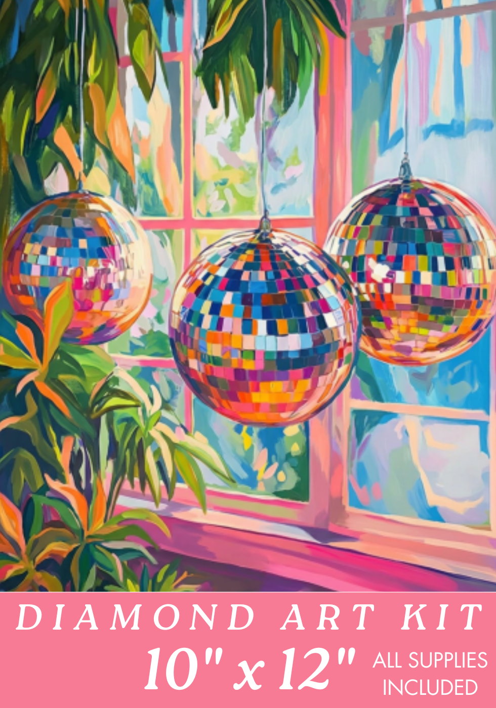 Disco Windowscape Diamond Painting Art Kit