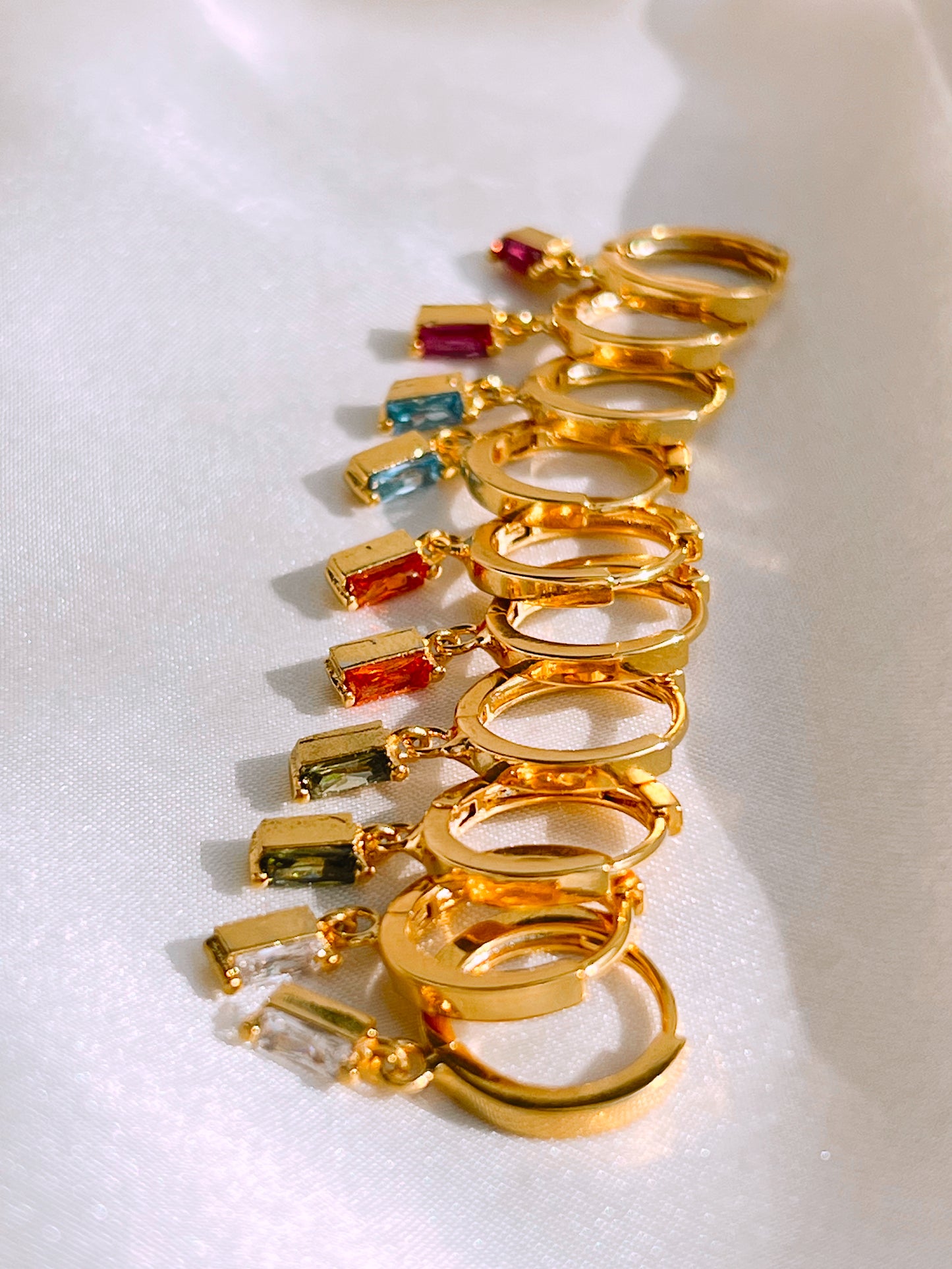 Single Jewel Huggies (7 colors)