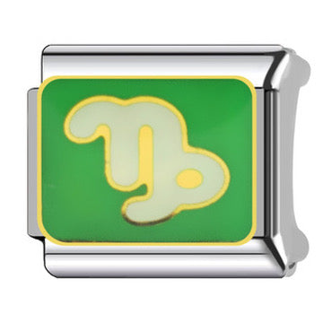 Silver Zodiac Italian Charm