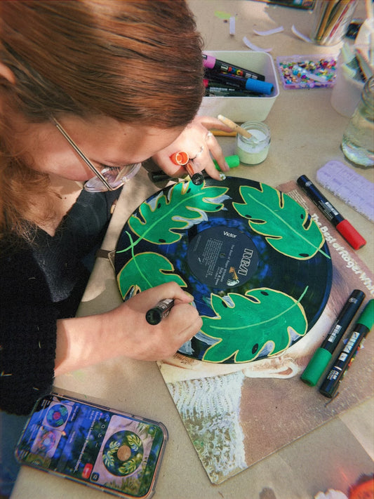 Craft Club After Hours: Painted Vinyl Records - Oct 23rd - Sponsored by Tinder
