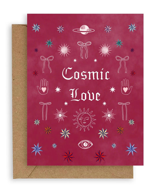 Celestial Cosmic Love Card