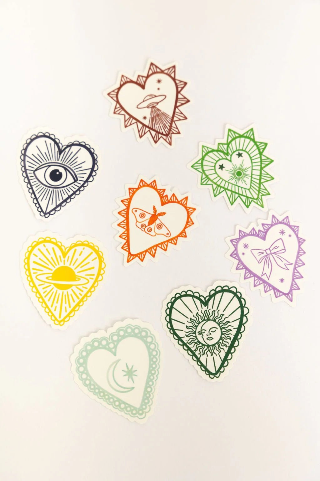 Heart Charms Sticker Pack
