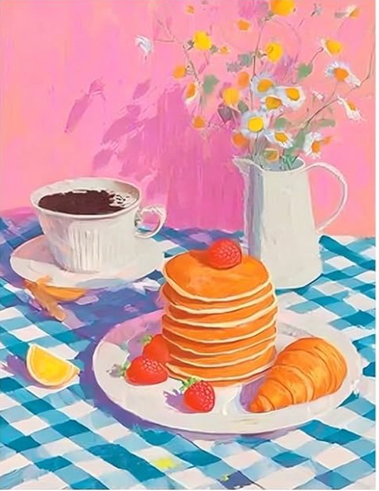 Pancake Breakfast Diamond Painting Art Kit