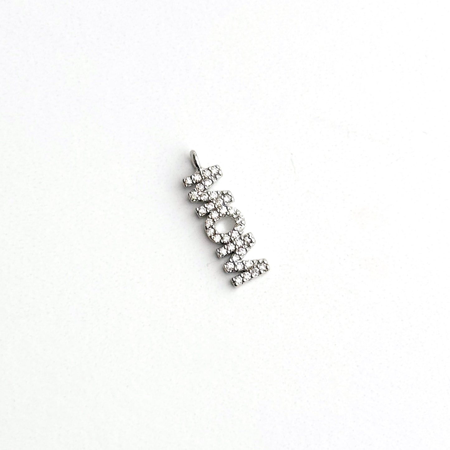 Sparkle MOM Charm (Gold + Silver)
