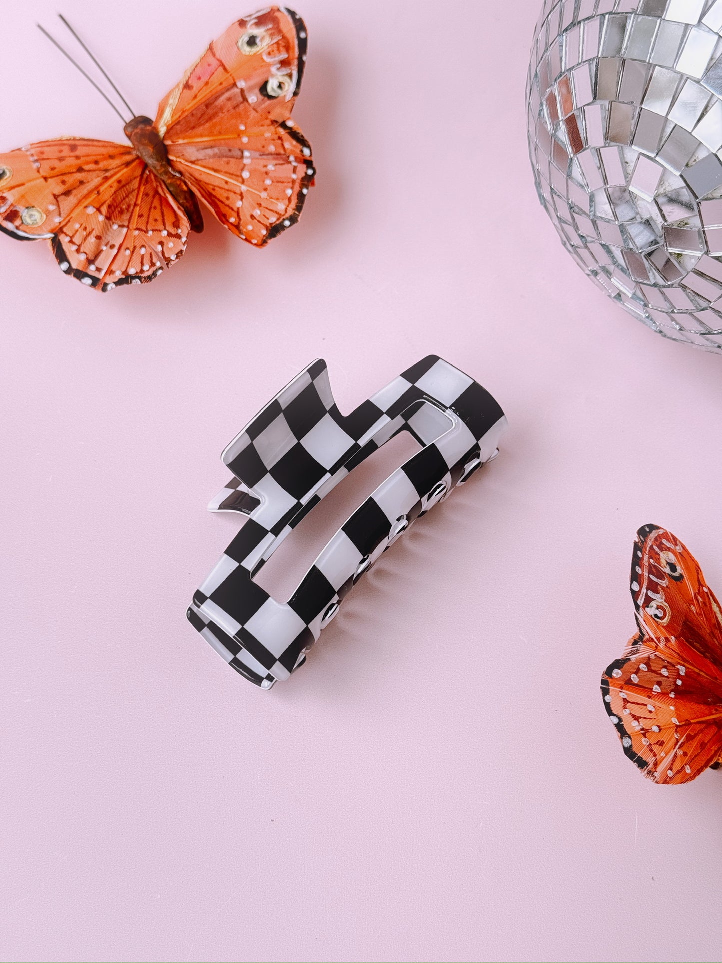 Sk8er Boy Checkered Hair Claw Clip