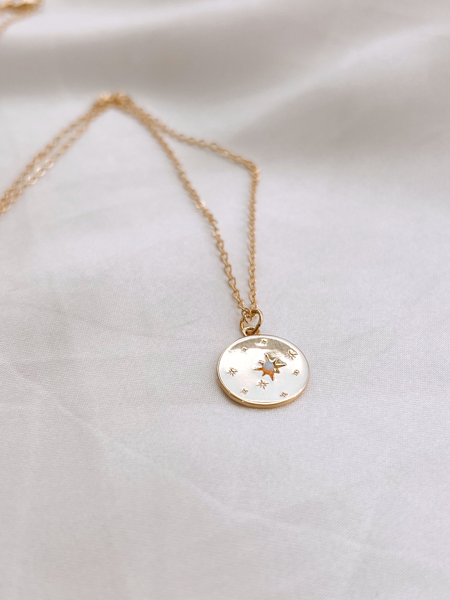 North Star Gold-Plated Pendant Necklace