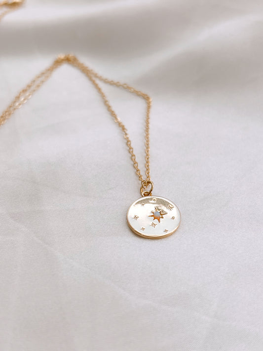 North Star Gold-Plated Pendant Necklace