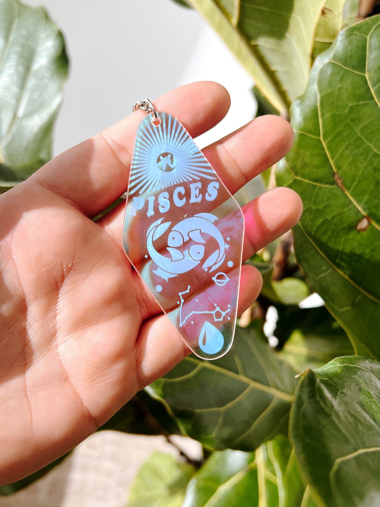 Zodiac Sign Keychain