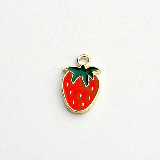 Strawberry Gold Charm