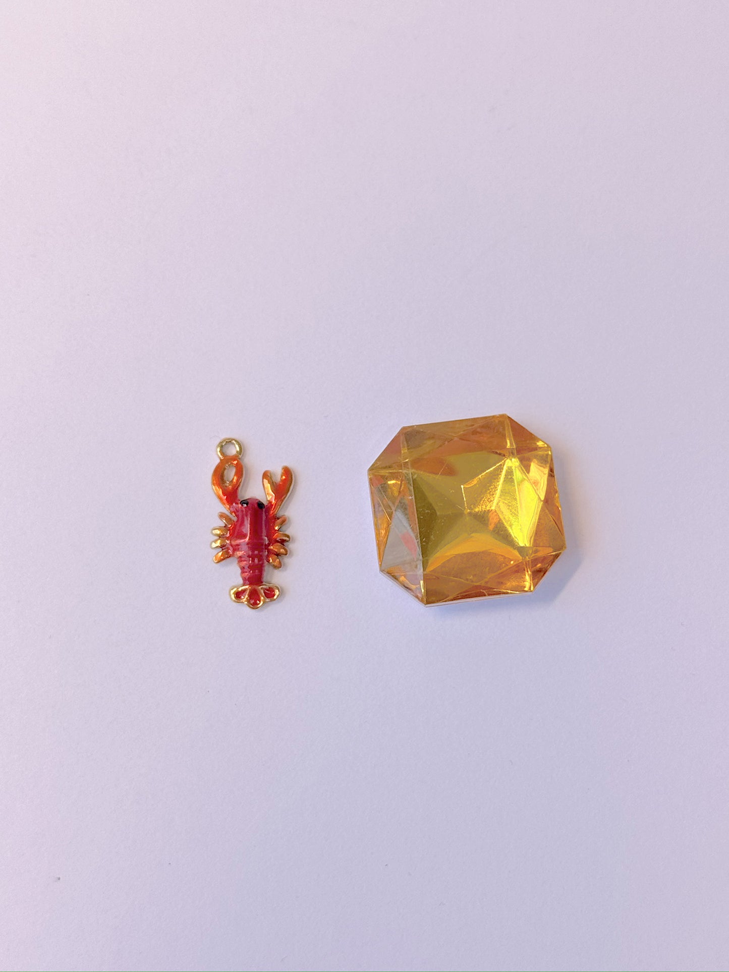 Lobster Gold Charm
